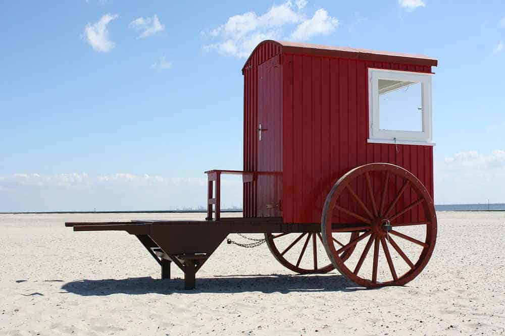 Du betrachtest gerade Badekarren am Strand von Borkum