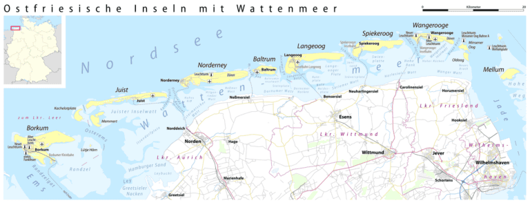 Mehr über den Artikel erfahren Wo liegt Borkum?